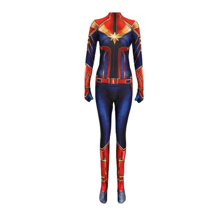Halloween Cos Leotard Cosplay Cosplay Stage Performance Costume Jumpsuit Christmas Marvel Captain