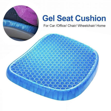 Gel Honeycomb Seat Comfort Cushion Flex Back Support Spine Protector Pain Relief - Aimall