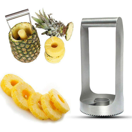 Stainless Steel Pineapple Peeler Core Remover Fruit Corer Tool Easy Cutting