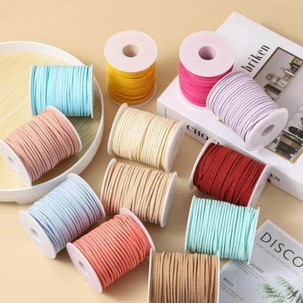 Leather Suede Rope Drawstring Diy Braided Rope Gift Box Packaging Belt