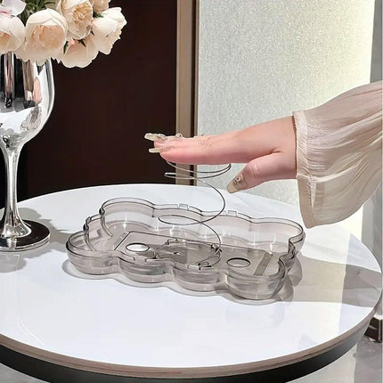 High-end Transparent Tissue Box Living Room Coffee Table Decorative Tissue Box
