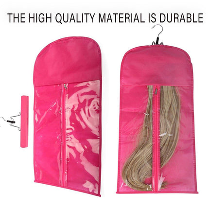 4pcs Non-Woven Wig Dust Bag Storage Covers for Hair Extensions Wig Protection