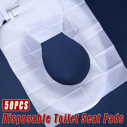 50pcs Dissolvable Disposable Toilet Paper Travel Hotel Portable Toilet Pads