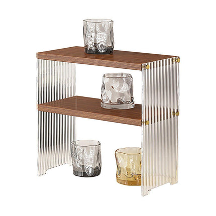 Acrylic Desktop Cup Holder Multi-Purpose Portable Storage Organizer For Home
