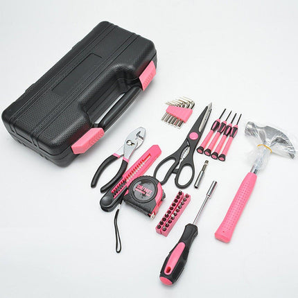 39pcs Household Hardware Tool Set Multi-purpose Manual Toolbox Repair Kit Home
