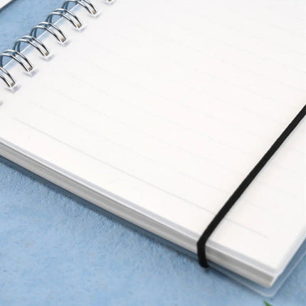 10pcs Spiral Notebook A6 Size Coil Bound Lined and Grid Pages School Office Use