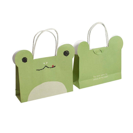 20PCS Cute Animal Shaped Gift Bags Kraft Paper Candy Bags Party Favour Tote Bags
