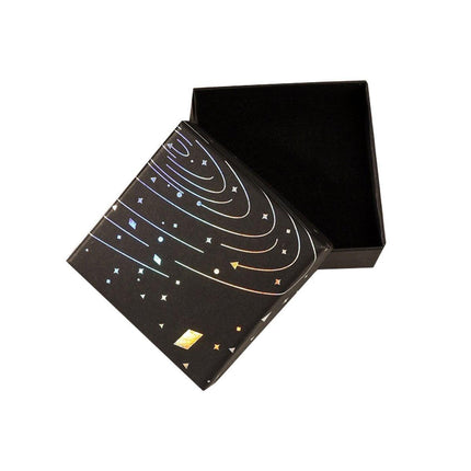 20x Holographic Silver Foil Jewelry Box for Earrings Bracelets Rings Packing Box
