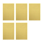 8/13/25/50mm Colour Sticker Dots Adhesive Round Labels Circular Scrapbooking Gold - Aimall