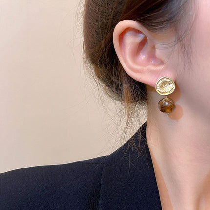 Vintage Style Curry Earrings For Women Elegant Premium Look Fashion Jewelry