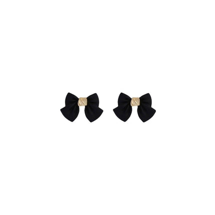 Vintage Black Stud Earrings Women Retro Style Dripping Oil Fashion Jewelry