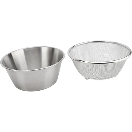 Mini Stainless Steel Sieve Drainage Basket Fruit Filter Basin for Kitchen Use