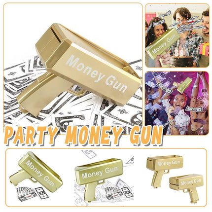 Electric Money Spray Toy Cash Bill Sprayer Machine for Party Fun Gift Kids