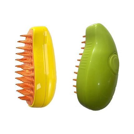 Electric Pet Hair Brush 3 in 1 Steamy Dog Cat Hair Grooming Bath Spray Tool