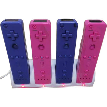 4 Rechargeable Battery for Nintendo Wii Remote Charger Dock Station Controller