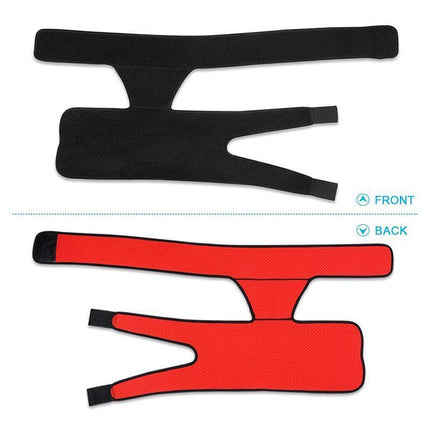 Groin Pain Relief Thigh Support Strain Brace Hip Compression Hamstring Strap - Aimall
