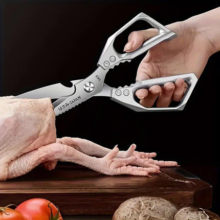 Stainless Steel Poultry Chicken Bone Scissors Kitchen Powerful Meat Cutter Tool