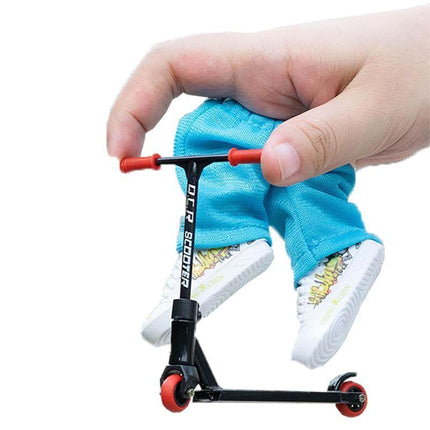 Mini Finger Skateboard Scooter Toy Kit With Finger Board Accessories - Aimall
