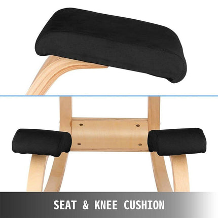 Ergonomic Kneeling Chair Rocking Office Desk Stool Upright Posture Support Seat
