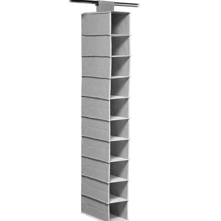 10 Tier Clothes Organiser Wardrobe Hanging Storage Closet Shoes Hanger Bag AU - Aimall