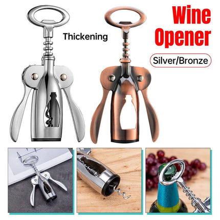 Bottle Opener Cork Screw Wine Bottle Opener Corkscrew winged corkscrew ZincAlloy