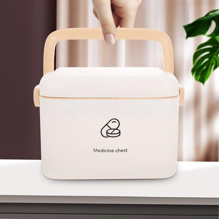 Medicine Cabinet Household Organizer Storage Emergency First Aid Kit Organizer