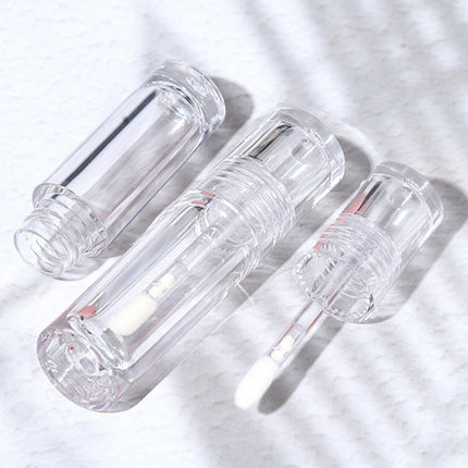 10pcs 3ml Transparent Lip Gloss Tubes Small Capacity Lip Glaze Containers