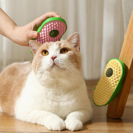 Cat Scrubber Toy for Cats Self Grooming Hair Removal Scratching Face Massage