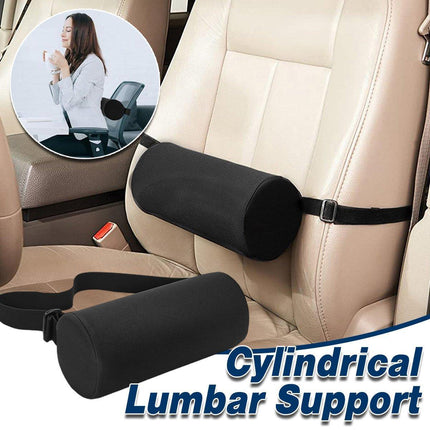 Adjustable Multi-functional Lumbar Support Pillow Small Cylindrical Back Cushion