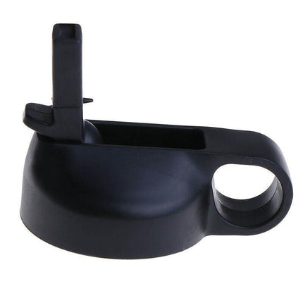 Wide Mouth Straw Lid Flip Cap for 18oz 32oz 40oz Water Bottle Black