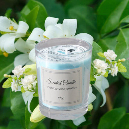 4Pcs Aroma Candles Smokeless Glass Scented Candles Gift Set for Relaxation