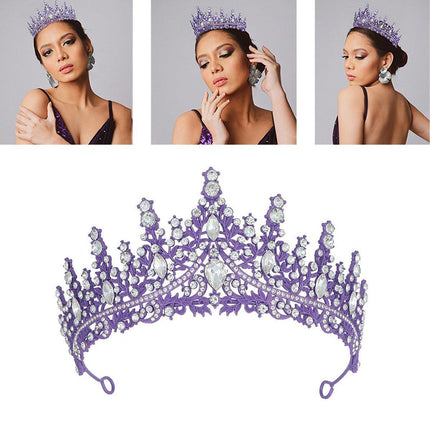 Tiara Crystal Rhinestone Crown Princess Rhinestone Crown Prom Crystal Headband