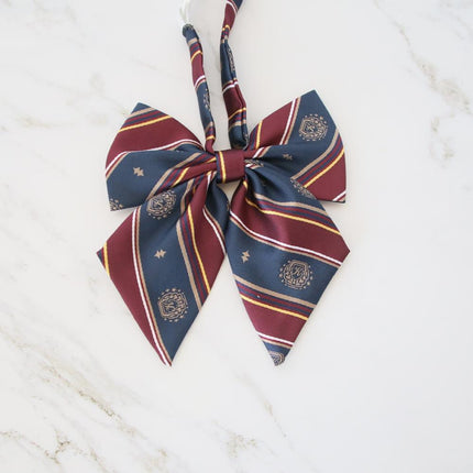 For Women School Uniform Checkered Lovely Sailor Style JK Japanese Collar BowTie - Aimall