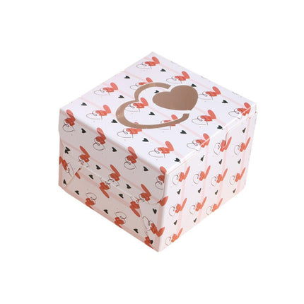 25PCS Large Square Colour Gift Boxes for Valentines Day Surprise and Lucky Gift