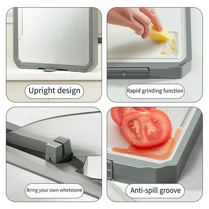 Stainless Steel Double Sided Cutting Board Thawing Board Household Kitchen Tool