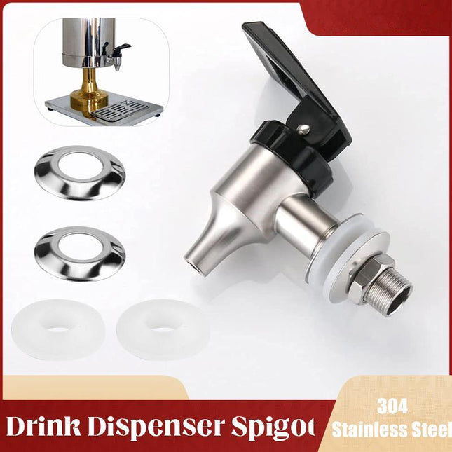 304 Stainless Steel AU Beverage Dispenser Bar Spigot Faucet Tap Water Wine Drink - Aimall