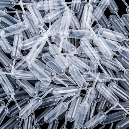 200pcs 4ml Plastic Pipette Dropper Syringe Liquid Measuring Dispensing Tools