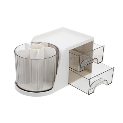 Desktop Storage Rotating Organizer Countertop Shelf Multifunctional Storage Rack