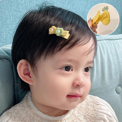 5PCS Girls Bowknot Snap Hair Clips Headband Cute Hair Accessories Set