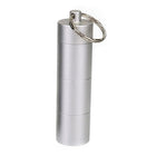 Mini Keychain Aluminum Pill Container Waterproof Medicine Holder Case Keyring - Aimall