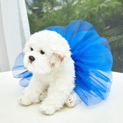 Strappy Pet Skirt Dog Saree Half Skirt Cute Pet Clothing Dress for Dogs Cats