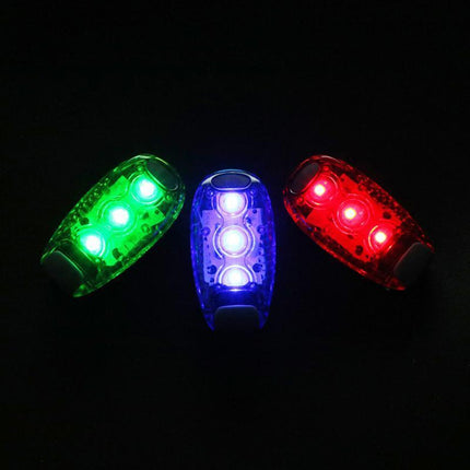 Safety Warning Lamp LED Tail Light Bicycle Cycling Back Rear Bike Helmet Running - Aimall