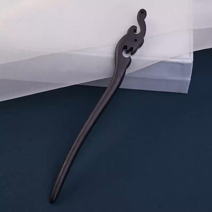 Retro Wooden Carved Hair Sticks Women Hairpin Barrette Chopsticks Accessories - Aimall