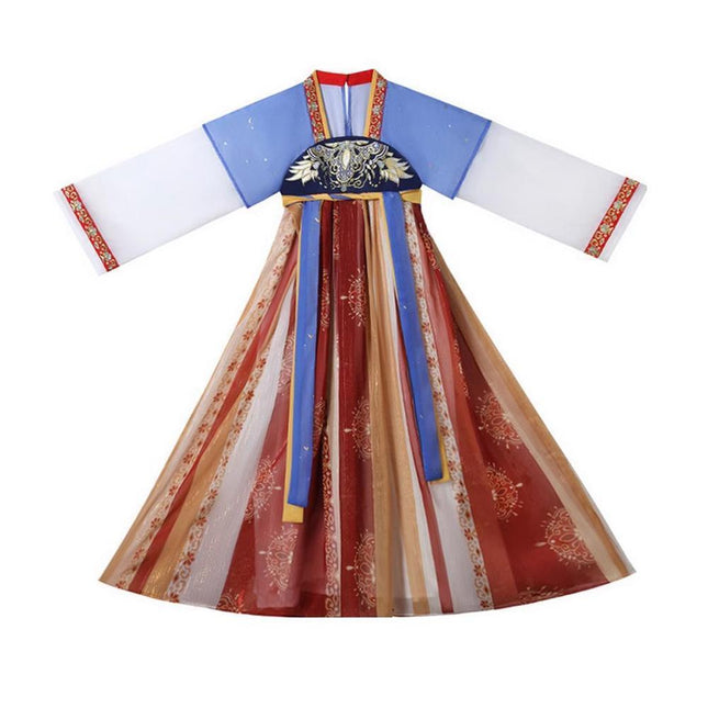 Girl Hanfu Spring And Autumn Book Ancient Clothes Chinese Style Children Hanfu - Aimall