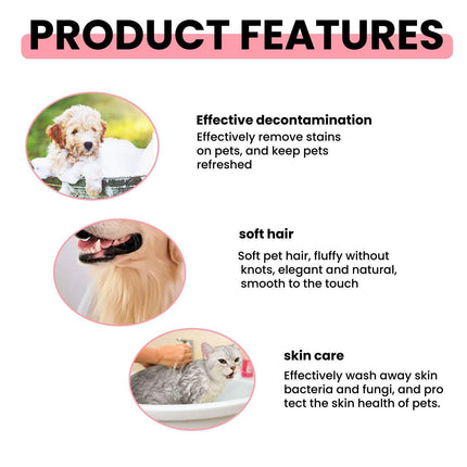 Pet Soap for Cats and Dogs Relieves Itchy Skin Anti Mite Cleaning Hair Care