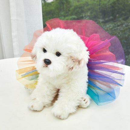 Strappy Pet Skirt Dog Saree Half Skirt Cute Pet Clothing Dress for Dogs Cats