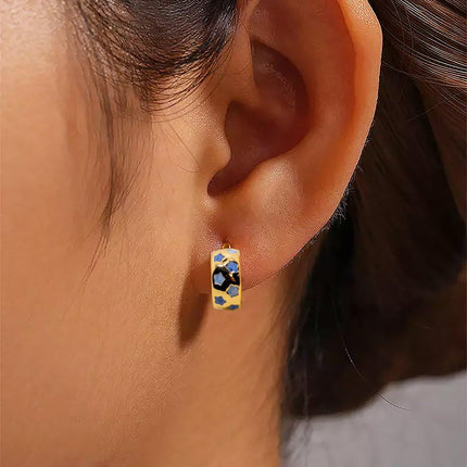 Blue Star Airy Earrings Trendy Fashion Jewelry for Women Elegant Gift Ideas