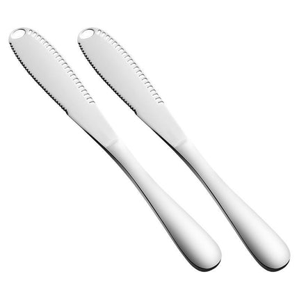 Sandwich Spreader Butter Knife Scraper Cheese Slicer Stainless Steel Spatula - Aimall