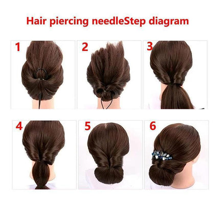 6X Hair Tools Set Design Styling Braiding Accessories DIY Girls Women Clip Pin - Aimall
