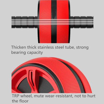 Abdominal Muscle Wheel Exercise Roller Fitness Equipment for Home Gym Men Women